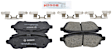2019 Ford Fiesta - Front Ceramic Brake Pad Set, 1.6L 4Cyl, Naturally Aspirated