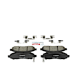 2014 Nissan NV200 - Front Ceramic Brake Pad Set, QuietCast Series