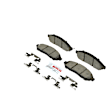 2014 Nissan NV200 - Front Ceramic Brake Pad Set, QuietCast Series