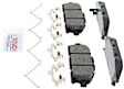 2017 Nissan Quest - Front Ceramic Brake Pad Set, 3.5L 6Cyl, QuietCast Series