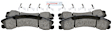 BC1565A Rear QuietCast Series Ceramic Brake Pad Set