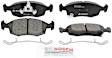 2017 Fiat 500 - Front Ceramic Brake Pad Set, 1.4L 4Cyl, Naturally Aspirated, GAS, QuietCast Series