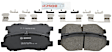 2016 Chrysler 200 - Front Ceramic Brake Pad Set, 2.4L 4Cyl, QuietCast Series
