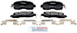 2015 Nissan Leaf - Front Ceramic Brake Pad Set, ELECTRIC, FWD, Non- Japan Built, Quietcast Premium Series