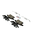 2019 Lincoln MKZ - Front Ceramic Brake Pad Set, 2.0L 4Cyl, QuietCast Series