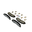BC1691 Rear QuietCast Series Ceramic Brake Pad Set