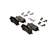 2021 Land Rover Discovery - Rear Ceramic Brake Pad Set, 2.0L 4Cyl, QuietCast Series