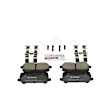 2016 Acura MDX - Rear Ceramic Brake Pad Set, 3.5L 6Cyl, QuietCast Series