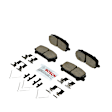 2016 Acura MDX - Rear Ceramic Brake Pad Set, 3.5L 6Cyl, QuietCast Series