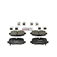 BC1734 Rear QuietCast Series Ceramic Brake Pad Set
