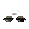 BC1761 Rear QuietCast Series Ceramic Brake Pad Set