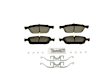 2016 Lincoln MKC - Front Ceramic Brake Pad Set, 2.0L 4Cyl, QuietCast Series