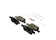 2016 Lincoln MKC - Front Ceramic Brake Pad Set, 2.0L 4Cyl, QuietCast Series