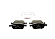 2016 Lincoln MKC - Front Ceramic Brake Pad Set, 2.0L 4Cyl, QuietCast Series