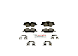 2018 Mini Cooper - Rear Ceramic Brake Pad Set, 1.5L 3Cyl, QuietCast Series