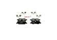 2018 Mini Cooper - Rear Ceramic Brake Pad Set, 1.5L 3Cyl, QuietCast Series