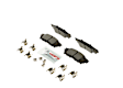 2020 Lexus NX300 - Rear Ceramic Brake Pad Set, 2.0L 4Cyl, QuietCast Series