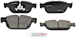 BC1865 Front QuietCast Series Ceramic Brake Pad Set