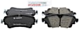 BC1898 Rear Ceramic Brake Pad Set