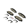 2019 Hyundai Santa Fe XL - Front Ceramic Brake Pad Set, 3.3L 6Cyl, QuietCast Series