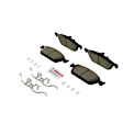 2019 Lincoln MKC - Front Ceramic Brake Pad Set, 2.0L 4Cyl, FWD, QuietCast Series