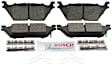 BC2169 Rear QuietCast HD Series Ceramic Brake Pad Set