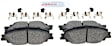 BC2176 Front QuietCast Series Ceramic Brake Pad Set