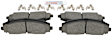 BC2187 Front QuietCast Series Ceramic Brake Pad Set