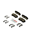 2021 Hyundai Kona - Rear Ceramic Brake Pad Set, 2.0L 4Cyl, QuietCast Series