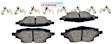 BC2202 Rear QuietCast HD Series Ceramic Brake Pad Set