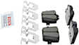 2020 BMW 330i - Rear Ceramic Brake Pad Set, 2.0L 4Cyl, With Silver Caliper