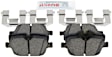 2020 BMW 330i - Rear Ceramic Brake Pad Set, 2.0L 4Cyl, With Silver Caliper
