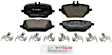 2022 Mercedes Benz GLE350 - Rear Ceramic Brake Pad Set, 2.0L 4Cyl, Without Sport Appearance Package, QuietCast Series