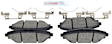BC2275 Front Ceramic Brake Pad Set