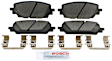 2021 Hyundai Santa Fe - Front Ceramic Brake Pad Set, 1.6L 4Cyl