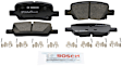 2022 Hyundai Santa Fe - Rear Ceramic Brake Pad Set, 1.6L 4Cyl