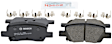 2022 Hyundai Santa Fe - Rear Ceramic Brake Pad Set, 1.6L 4Cyl