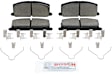 1989 Toyota Celica - Front Ceramic Brake Pad Set, 2.0L 4Cyl, Non-ABS, Quietcast Premium Series