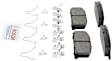 1989 Toyota Celica - Front Ceramic Brake Pad Set, 2.0L 4Cyl, Non-ABS, Quietcast Premium Series