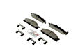 1999 Nissan Frontier - Front Ceramic Brake Pad Set, 3.3L 6Cyl, 4WD, Quietcast Premium Series