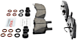 2000 Chevrolet Tahoe - Front Ceramic Brake Pad Set, 5.3L 8Cyl, RWD, Police, Quietcast Premium Series