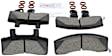 2000 Chevrolet Tahoe - Front Ceramic Brake Pad Set, 5.3L 8Cyl, RWD, Police, Quietcast Premium Series