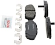 1990 Honda Prelude - Front Ceramic Brake Pad Set, Quietcast Premium Series