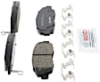 BC465A Front Quietcast Premium Series Ceramic Brake Pad Set