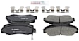 2000 Honda CR-V - Front Ceramic Brake Pad Set, 2.0L 4Cyl, Quietcast Premium Series