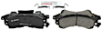 1977 Chevrolet K20 Suburban - Front Ceramic Brake Pad Set, 6.6L 8Cyl, 4WD, With wear sensor, Quietcast Premium Series