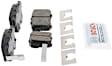 BC536 Rear Quietcast Premium Series Ceramic Brake Pad Set