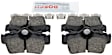 BC627 Rear Quietcast Premium Series Ceramic Brake Pad Set