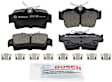 1999 Ford Mustang - Rear Ceramic Brake Pad Set, Quietcast Premium Series