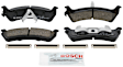2004 Ford Explorer Sport Trac - Rear Ceramic Brake Pad Set, 4.0L 6Cyl, RWD, With Steel Piston, Quietcast Premium Series